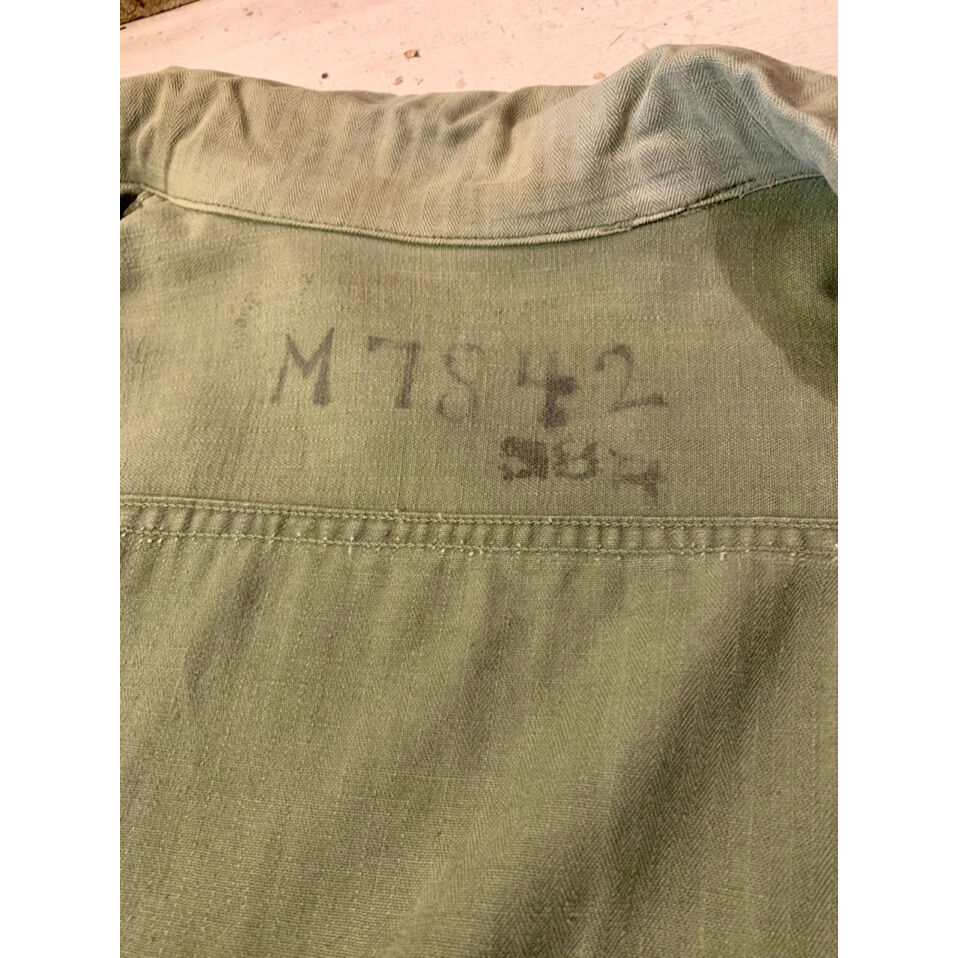 ジャケット・アウター M41 Hbt jacket modified 38L WW II U.S. Army M41 HBT Jacket/Shirt - Jessen's Relics