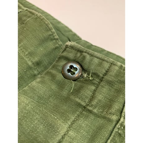 64s US ARMY OG-107 COTTON SATEEN BAKER PANTS Size W33L31