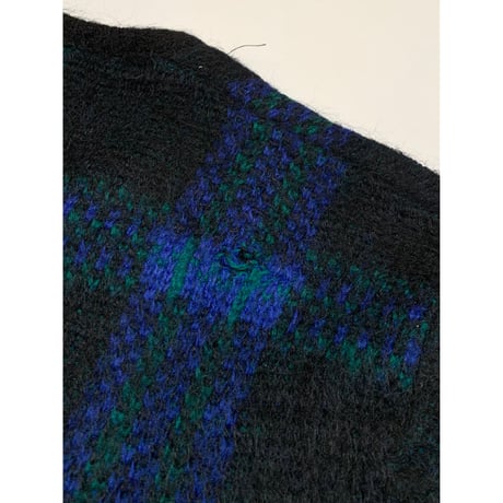 60s Scotty Levinthal's "LONG HAIR" V NECK WOOL SWEATER Size L程
