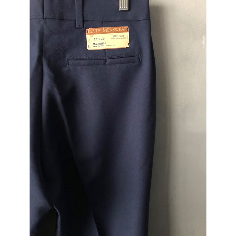 Levi's 80s STA-PREST アクションスラックス ブラック 80s Levi'sリーバイス Action Slacks STA-PRESTスタプレ