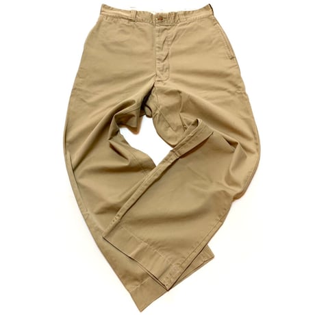 50s US ARMY KHAKI TROUSERS Size W31L29