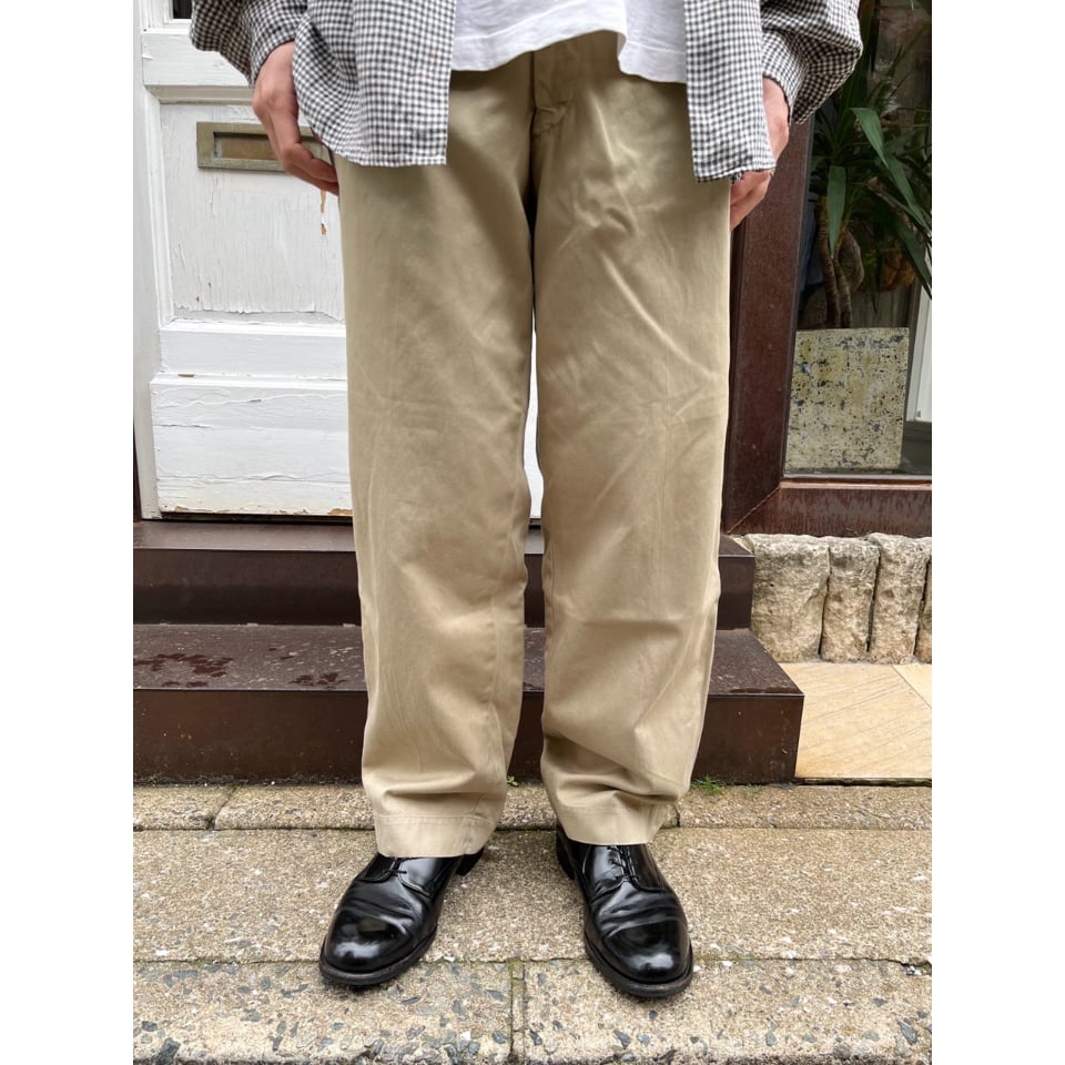 60s US ARMY KHAKI TROUSERS Size W31L30 | KORDS