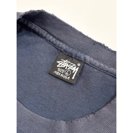 80s STUSSY "BLACK LABEL" Tee MADE IN USA 🇺🇸 Size L