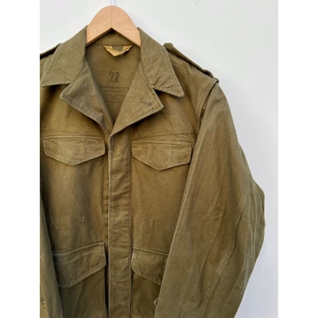 50s FRENCH ARMY M-47 FIELD JACKET "EARLY MODEL" Size 22(L程)