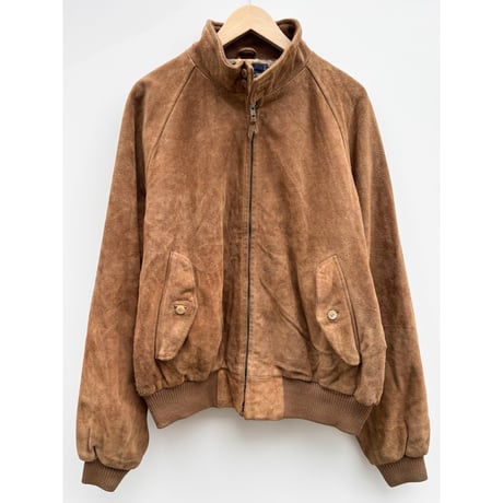 90s Ralph Lauren SUEDE HARRINGTON JACKET Size XL