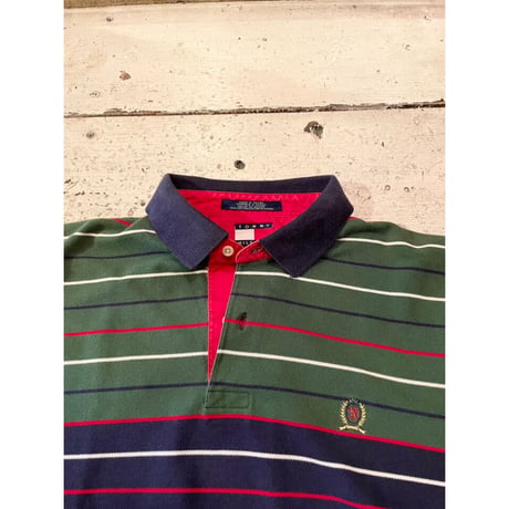 90s TOMMY HILFIGER POLO SHIRT Size L