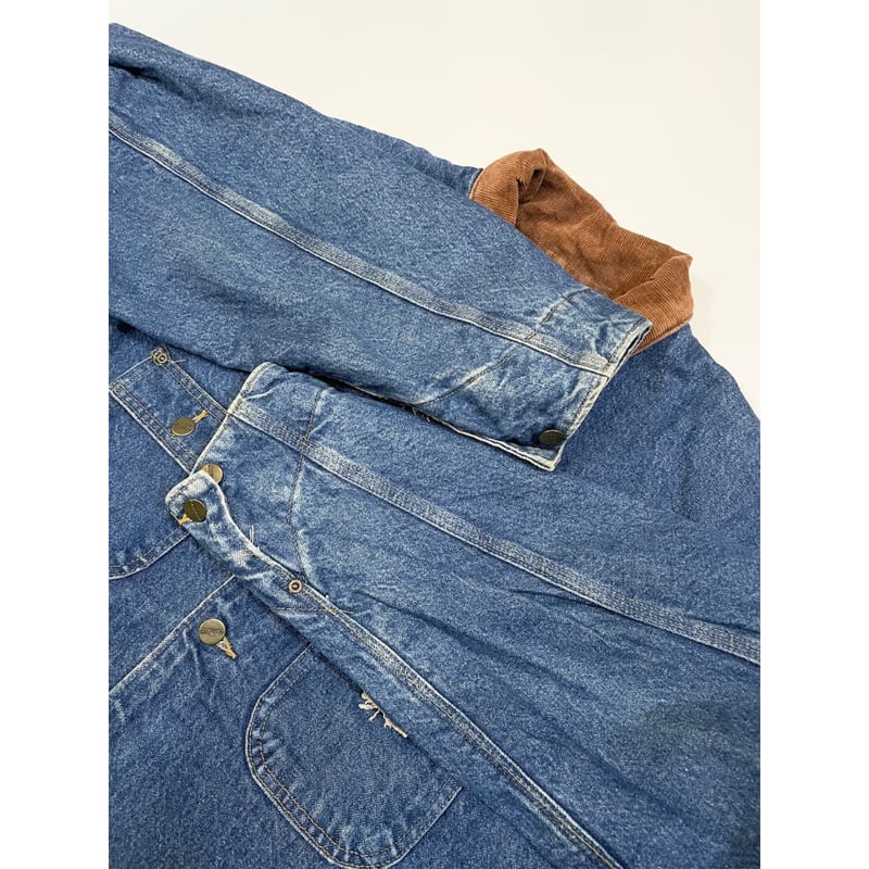 希少美品90s Carhartt デニム チョア コート ヴィンテージ210P▲ 楽天市場】80~90年代 カーハート Carhartt ミシガンチョアコート