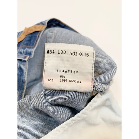 90s Levi’s 501 DENIM PANTS MADE IN USA 🇺🇸 Size W34L30→W32L29