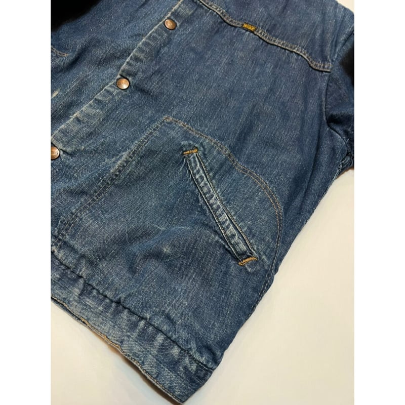 70s MAVERICK BOA DENIM JACKET MADE IN USA 🇺🇸 S 70s MAVERICK BOA DENIM JACKET MADE IN USA 🇺🇸 S