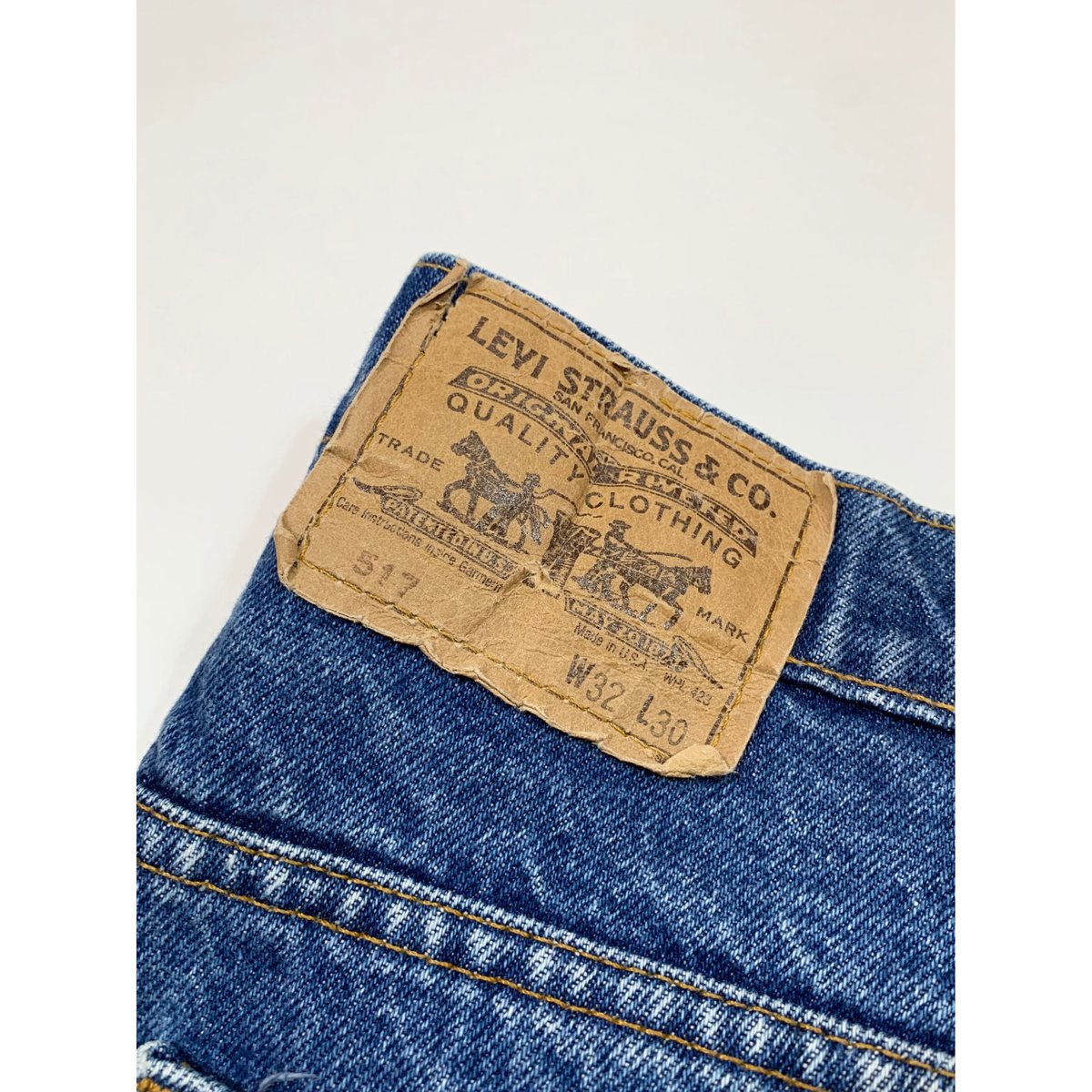 ほぼ未使用Levi's ぶ厚く 517 80s USA製オレンジタブW32L30 ほぼ未使用Levi's ぶ厚く 517 80s USA製オレンジタブW32L30