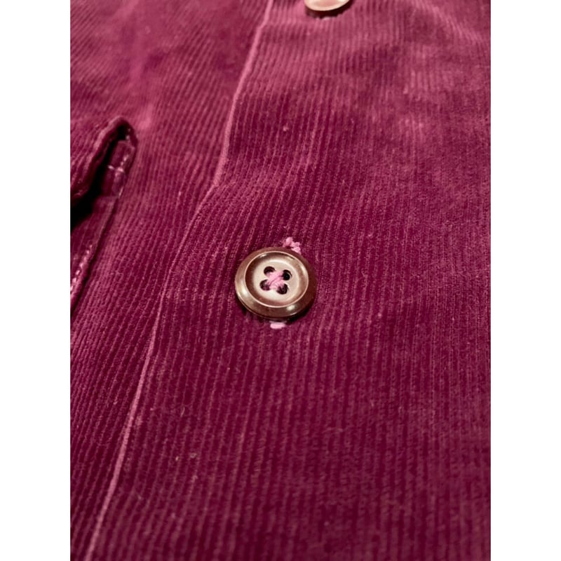 50s Brooks Lane OPEN COLLAR CORDUROY SHIRT Size