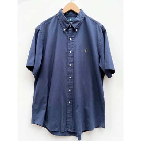 90s Ralph Lauren "CUSTOM FIT" S/S B/D SHIRT Size XL