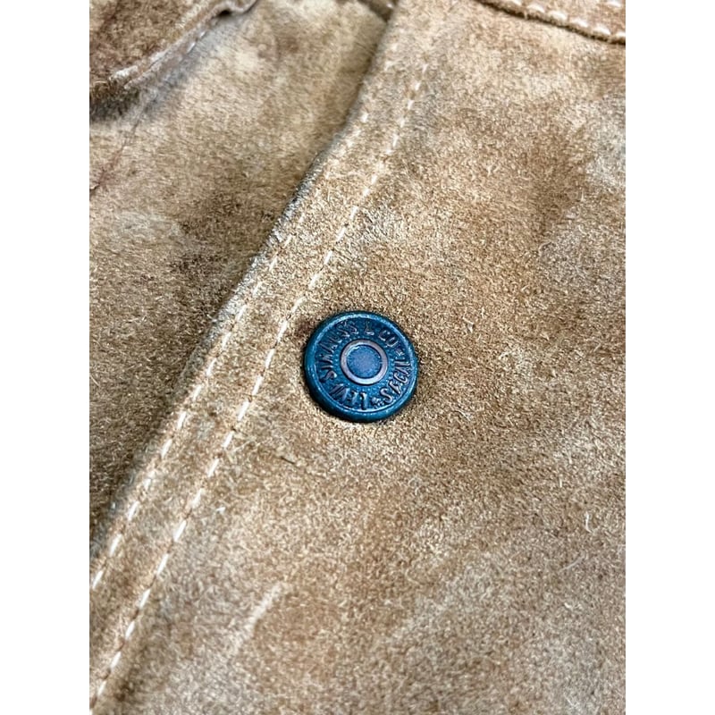 80s Levi's 70506 SUEDE TRACKER JACKET Size L |