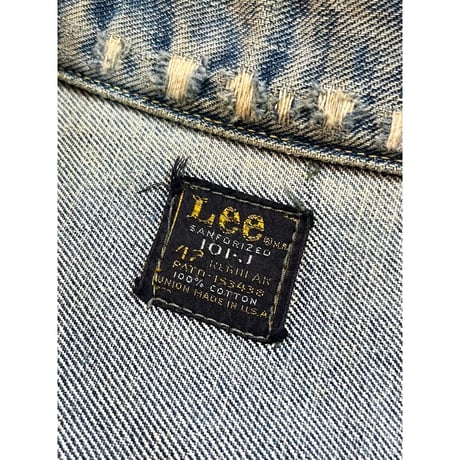 60s Lee "101-J" DENIM JACKET MADE IN USA🇺🇸 Size 42-REGULAR