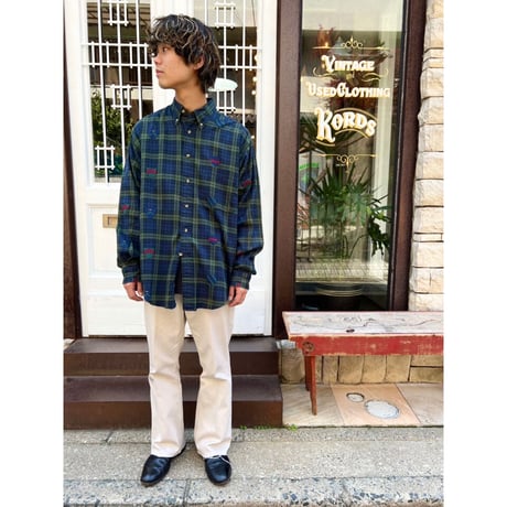 90s NAUTICA B/D CHECK SHIRT Size L