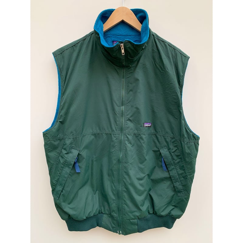 Patagonia Shelled Syncilla アメリカ製 グリーン L 美品 L 99年 USA ハンターグリーン Patagonia Shelled Synchilla