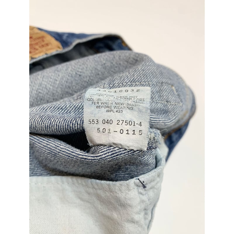 Levi's 501 デニムパンツ W33L32アメリカ製 90sUSA製 Levi's リーバイス 501デニムパンツ W33L32 濃紺