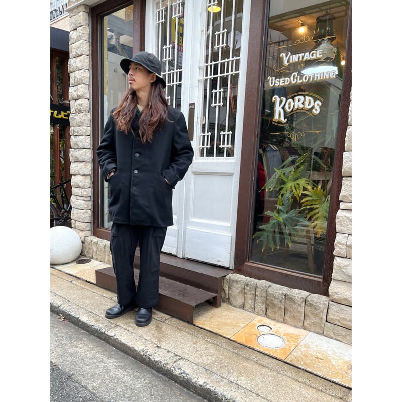 Lサイズ程度　70s McGREGOR リアルファー　ヘリンボーンツイードコート 70s McGREGOR WOOL COAT MADE IN USA🇺🇸 Size 42 |
