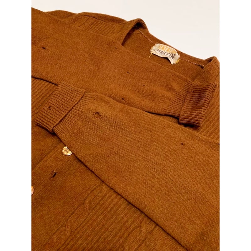 60s CATALINA MARTIN LAMBSWOOL CARDIGAN Size L〜X