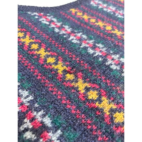 90s L.L.Bean WOOL KNIT VEST MADE IN SCOTLAND 🏴󠁧󠁢󠁳󠁣󠁴󠁿 Size XL