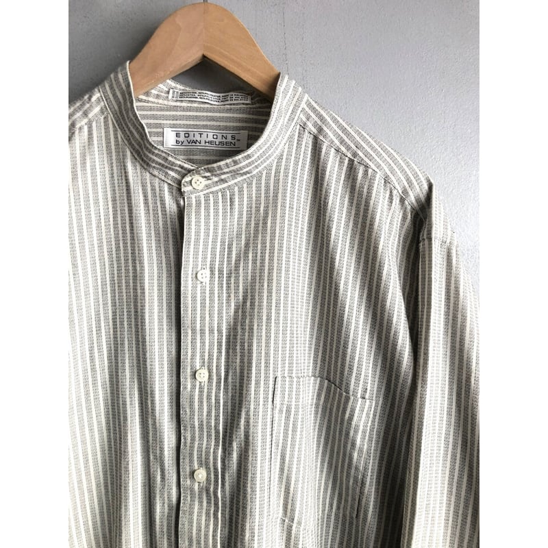 近年モデル テレサバンビューレン ペイント柄 アシンメトリー シャツ 日本製 M PING APPAREL】涼風-SUZUKAZE メッシュパネルジャガード半袖