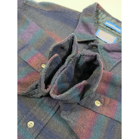 70〜80s PENDELTON WOOL WESTERN SHIRT MADE IN USA 🇺🇸 Size XL