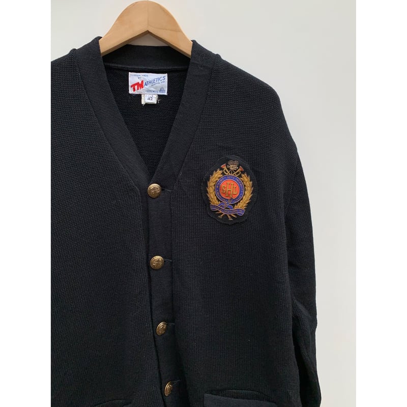70s TM ATHLETICS LETTERED CARDIGAN Size 42 | KORDS