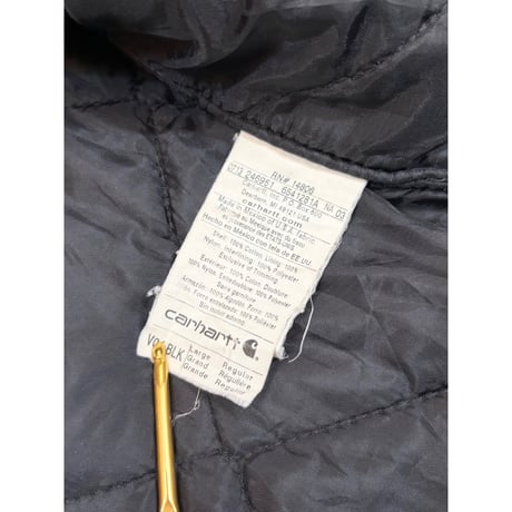 00s carhartt "BLACK" DUCK VEST Size L