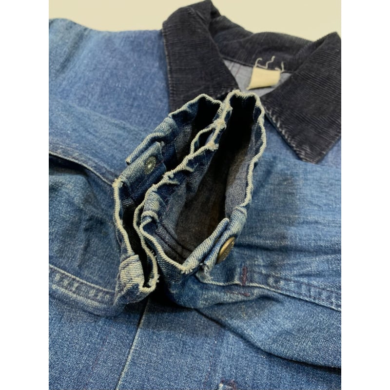 1990s   Jeans coverall カバーオール A.PRESSE - アプレッセ24SS Unknown Vintage Denim Coverall
