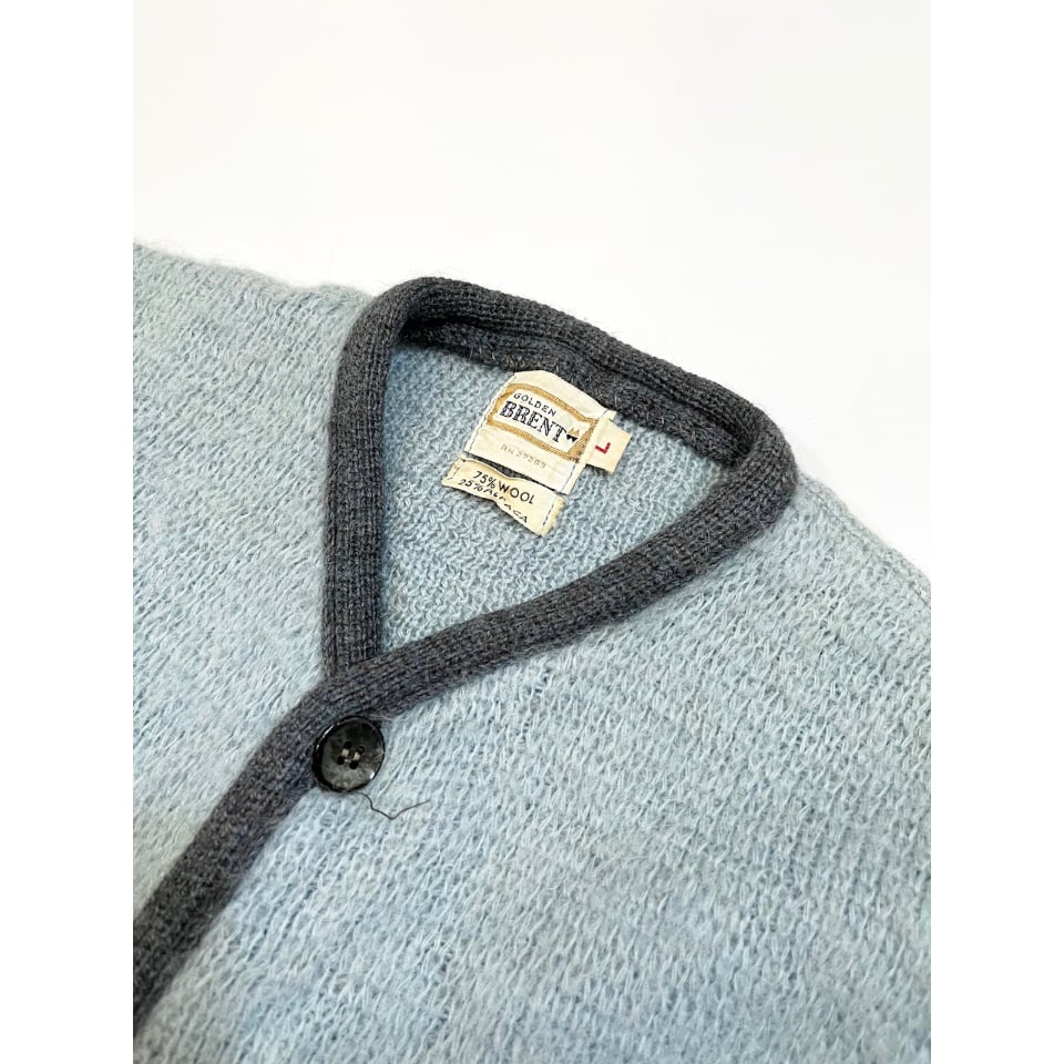 60s BRENT WOOL CARDIGAN Size L | KORDS