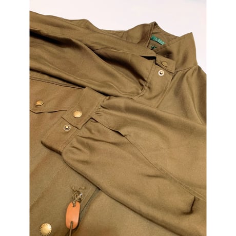 00s LAUREN SILK FIELD JACKET Size L程