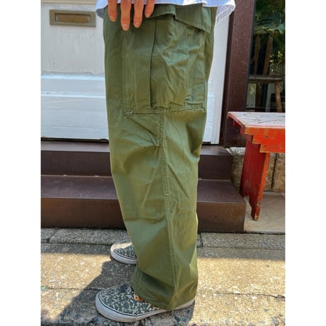 60s US AMRY Jungle Fatigue PANTS "5th TYPE" Size LARGE-REGULAR