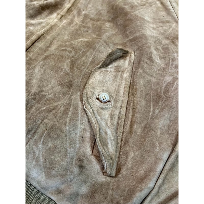 90s Ralph Lauren SUEDE HARRINGTON JACKET Size M