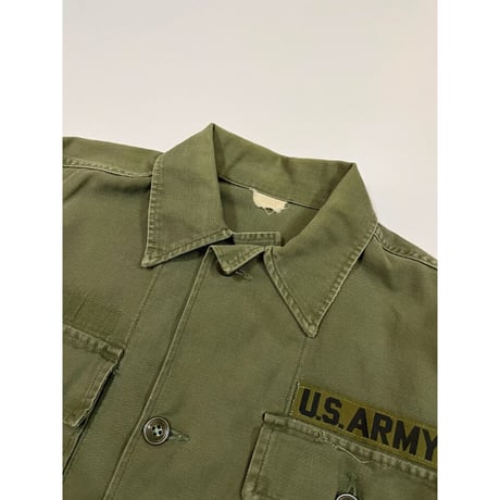 50〜60s US ARMY "1st MODEL" OG107 UTILITY SHIRT Size SMALL