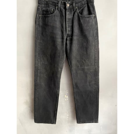 80s Levi’s 501-0660 BLACK DENIM PANTS MADE IN USA 🇺🇸 Size W31L30→W30L29