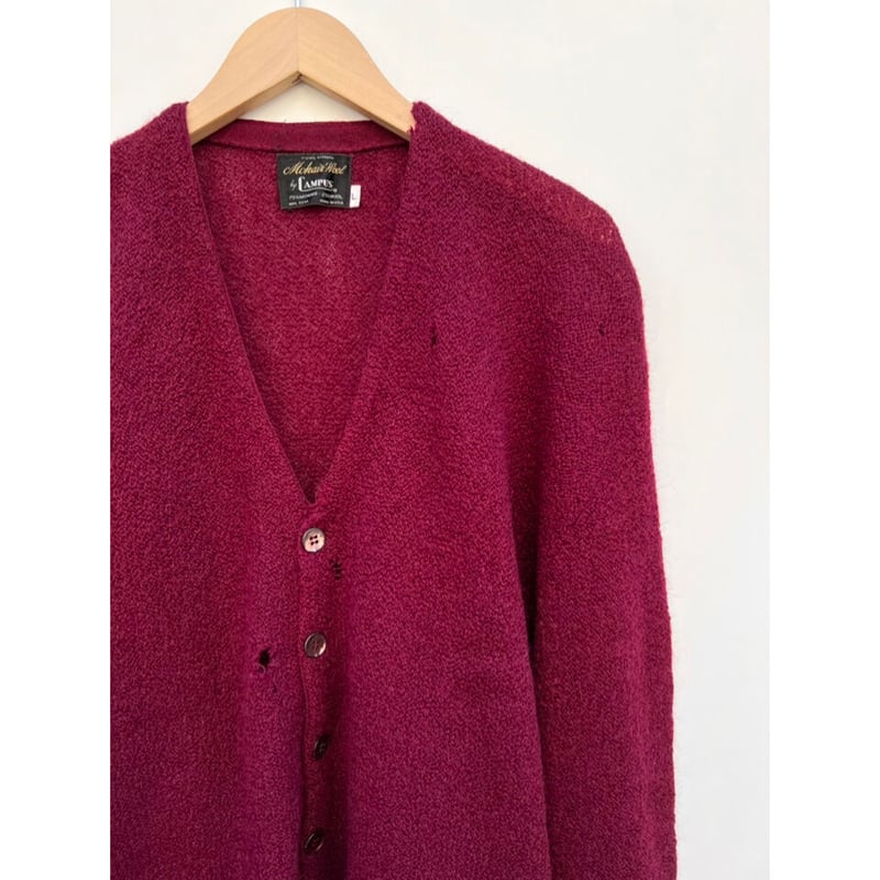 60s CAMPUS MOHAIR CARDIGAN MADE IN USA 🇺🇸 Size 60s CAMPUS MOHAIR CARDIGAN MADE IN USA 🇺🇸 Size