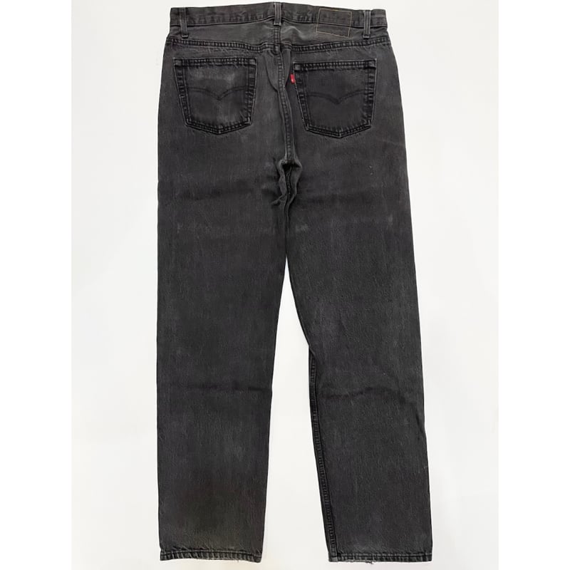 90s Levi's 501-0660 BLACK DENIM PANTS MADE IN U