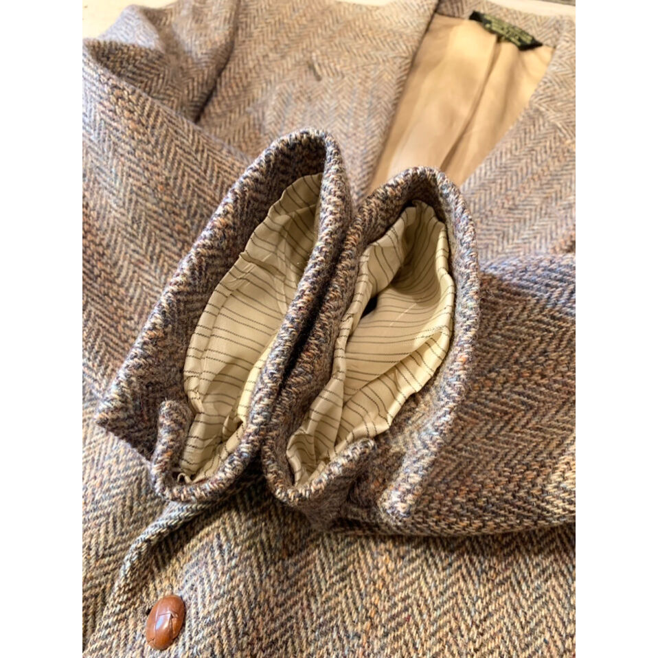 80s STAFFORD HARRIS TWEED JACKET TAILORED IN US 80s STAFFORD HARRIS TWEED JACKET TAILORED IN US
