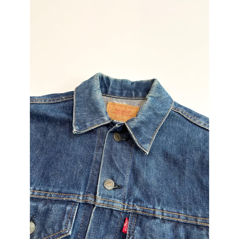 格安! 雰囲気良いLevi's 70505 Big E 60-70s 38相当 60's Levi's 70505 BIG-E デニムジャケット 良雰囲気 実寸(44位