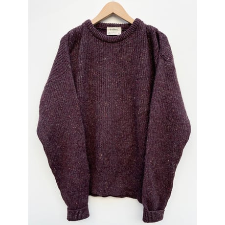 80s L.L.Bean SHETLAND WOOL KNIT MADE IN USA 🇺🇸 Size M