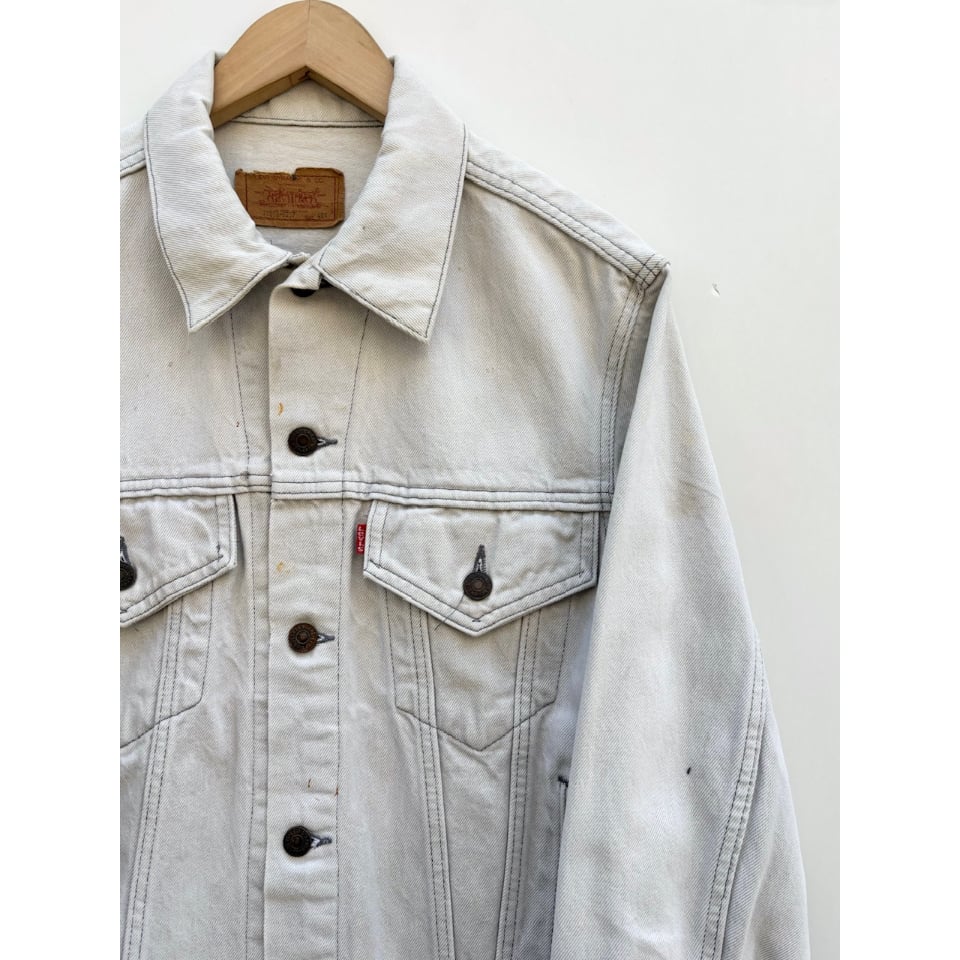 80s Levi's 70506 GRAY DENIM JACKET MADE IN USA🇺