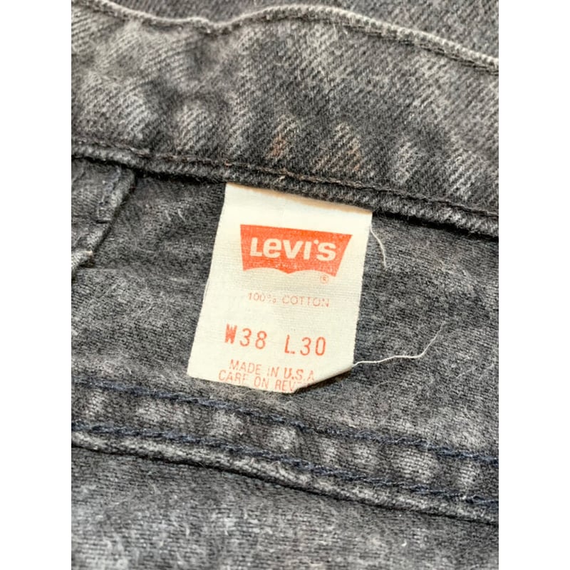 90s Levi's 550 BLACK DENIM MADE IN USA 🇺🇸 Size