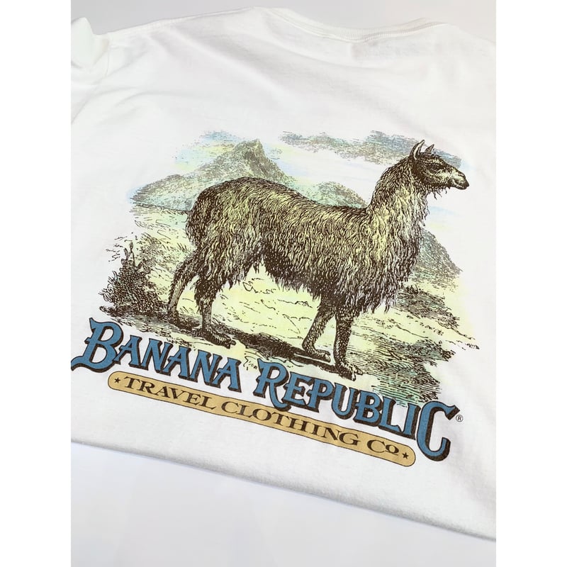 80s BANANA REPUBLIC Tee MADE IN USA🇺🇸 Size L |