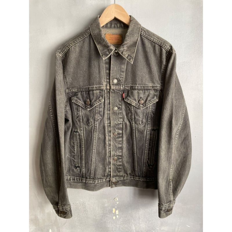80s Levi's 70506 BLACK DENIM JACKET MADE IN USA 80s Levi's 70506 BLACK DENIM JACKET MADE IN USA