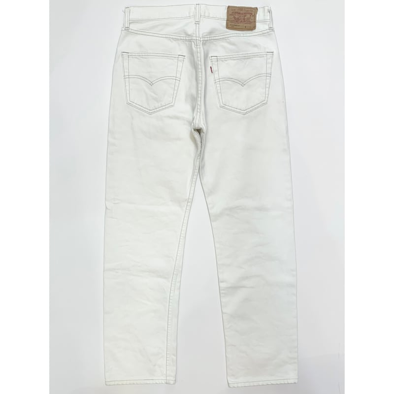 90s Levi's 501 WHITE DENIM PANTS MADE IN USA 🇺🇸