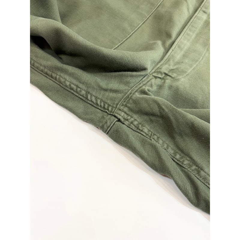 60s US ARMY OG-107 COTTON SATEEN BAKER PANTS Si