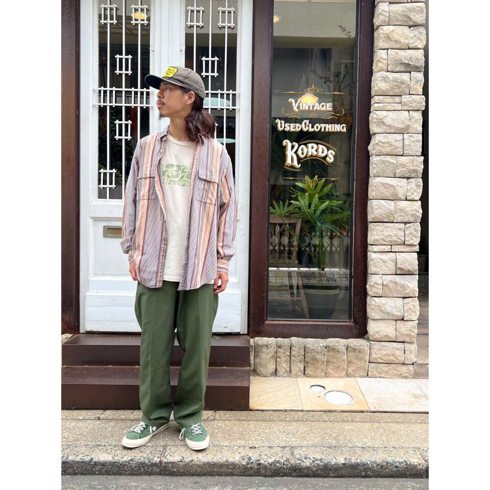 80s US ARMY OG-507 UTILTY PANTS Size W36L31→W34 80s US ARMY OG-507 UTILTY PANTS Size W36L31→W34