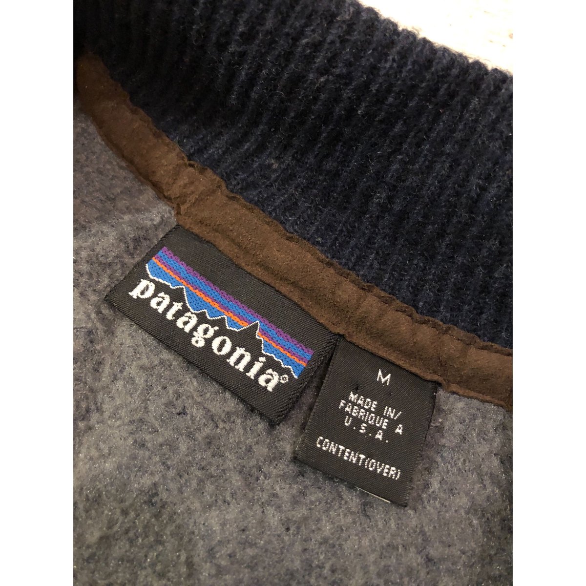 FA02s Patagonia COMFORT WOOL ZIP-T MADE IN USA