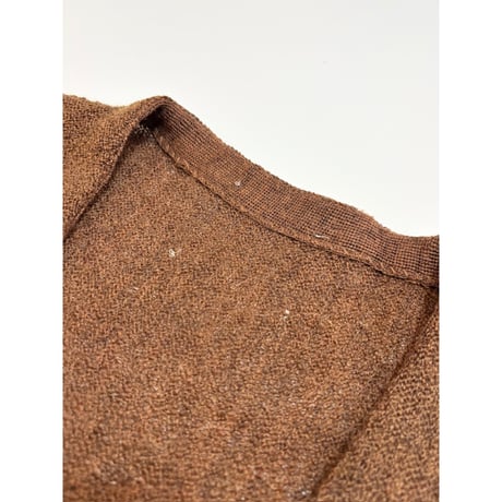 60s〜 Unknown ALPACA CARDIGAN Size L程