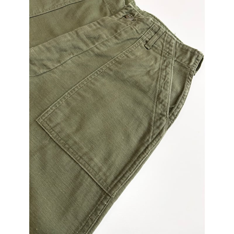 ジダン 70s US ARMY Baker pants OG-107 U.S. Military - OG-107